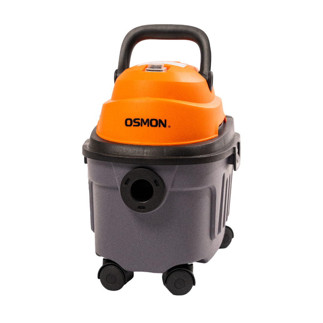 OSMON - OS WD12 Wet and Dry Vacuum Cleaner with Blower 1200W, 100% Copper Motor, 10 Litre with auto Cut-Off and HEPA Filtration System (Grey & Orange)