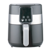 A sleek silver and black 4 Litre Digital Air Fryer with a 3.2 Litre Basket